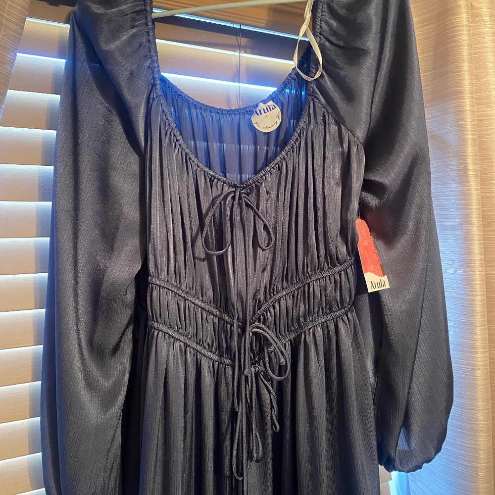 Arula Faye Blue Dress NWT Brand New/Never Worn Size A/1X
